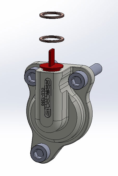 Oberon Clutch Slave Cylinder for Most Ducati's (2019+) Oberon Clutch Slave Cylinder for Most Ducati's (2019+)